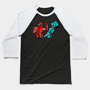 Fighting Robots Baseball T-Shirt